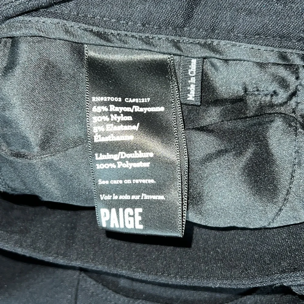 Paige Black High Rise Ultra skinny double zip Jeans, Size 27 - Picture 12 of 14